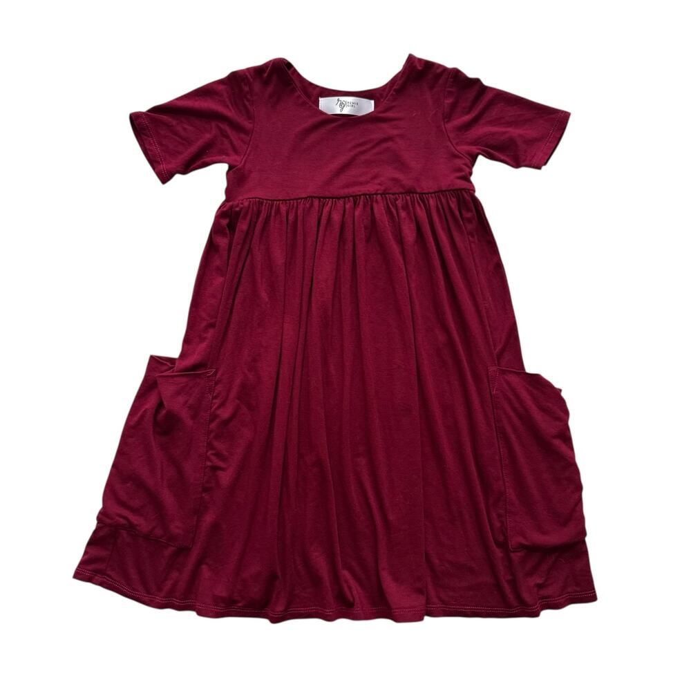 Remie Girl Red Pocket Day Dress Size 6